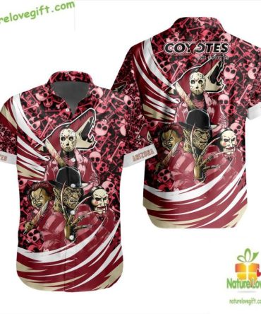 Arizona Coyotes Hawaiian Shirt Halloween Hockey Fan Gift Lv292Ff80179Bb7Ab