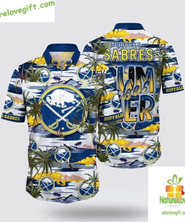 Buffalo Sabres Hawaiian Shirt Tropical Summer Desert Island Fan Gear