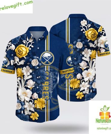 Buffalo Sabres Hawaiian Shirt Tropical Floral Summer Shirt Lv Akp65R2B
