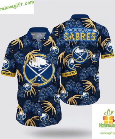 Buffalo Sabres Hawaiian Shirt Tropical Summer Hockey Fan Shirt