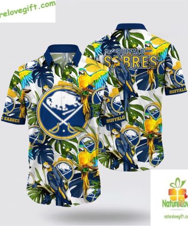 Buffalo Sabres Hawaiian Shirt Tropical Parrot Summer Shirt Lv Aaekj9J0