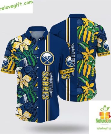 Buffalo Sabres Hawaiian Shirt Tropical Floral Summer Shirt Lv Xuofbfzl