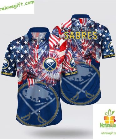 Buffalo Sabres Hawaiian Shirt 4Th Of July Aloha Shirt Lvh5Zwt9Uq