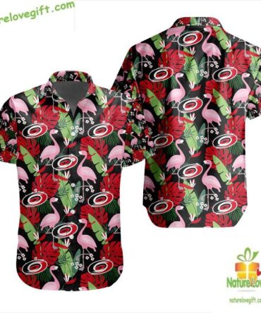 Carolina Hurricanes Hawaiian Shirt Flamingo Button Up Lv6A2A0E7Ee5516Cd6