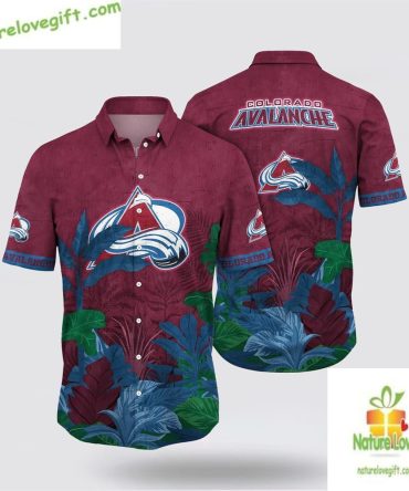 Colorado Avalanche Tropical Hawaiian Shirt Summer Forest Lv Ube28Fqe