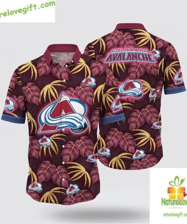 Colorado Avalanche Nhl Hawaiian Shirt Hockey Fan Tropical Gift