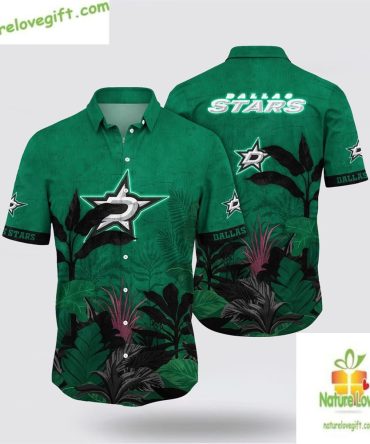 Dallas Stars Nhl Hawaiian Shirt Tropical Summer Hockey Fan Gift