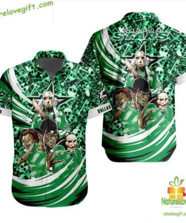 Dallas Stars Nhl Hawaiian Shirt Hockey Fan Halloween Design Lv136C3F