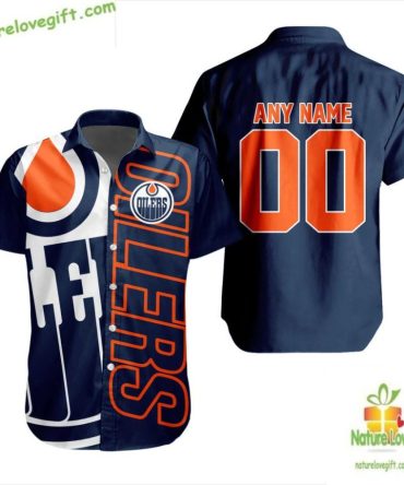 Edmonton Oilers Hawaiian Shirt Hockey Team Aloha Button Up Lv70D