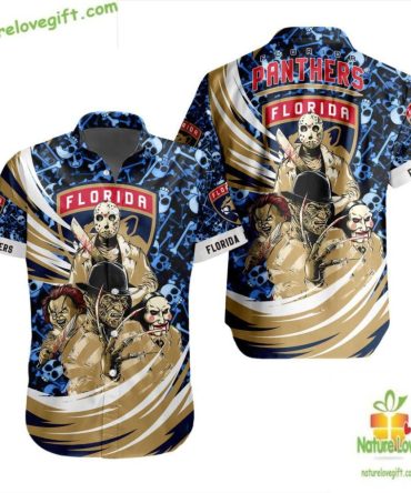 Florida Panthers Hawaiian Shirt Halloween Tropical Fan Gear Lv390A3429952Fd