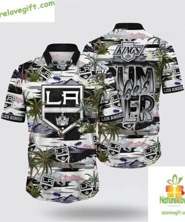 Los Angeles Kings Hawaiian Shirt Tropical Summer Beach Lvh4Z5Kkiv