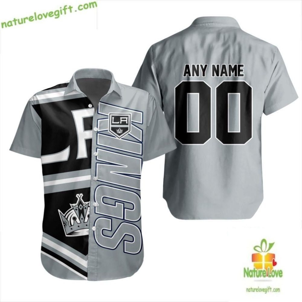 Los Angeles Kings Hawaiian Shirt Hockey Team Button Up Lv915