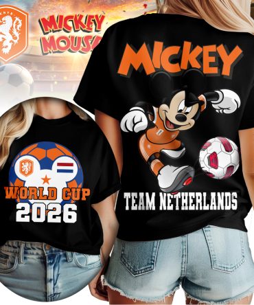 Netherlands , Premium Wc26 Mickey Women Shirt