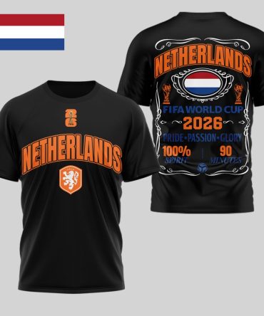 Netherlands , Premium Wc26 Pride Passion Glory 3D Shirt