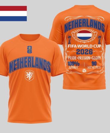 Netherlands , Premium Wc26 Pride Passion Glory 3D Shirt