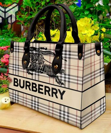 Burberry Leather Handbag Luxury Brand