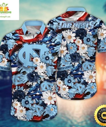 North Carolina Tar Heels Ncaa Hawaii Shirt Independence Day