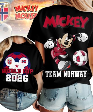 Norway , Premium Wc26 Mickey Women Shirt