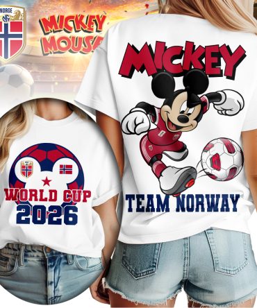 Norway , Premium Wc26 Mickey Women Shirt