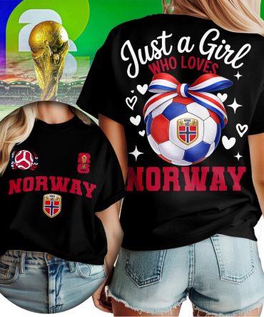 Norway , Premium Wc26 Just A Girl Who Loves Soccer Shirt