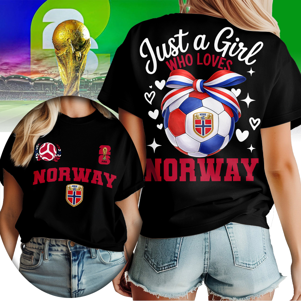 Norway , Premium Wc26 Just A Girl Who Loves Soccer Shirt