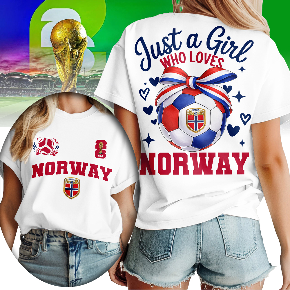 Norway , Premium Wc26 Just A Girl Who Loves Soccer Shirt