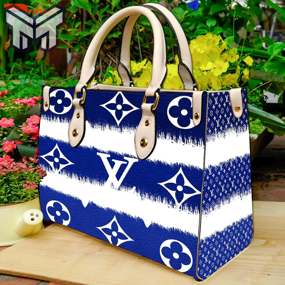 Official Louis Vuitton White Blue Women Small Handbag Luxury Brand For Beauty