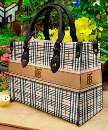 Official Burberry Leather Handbag Luxury
