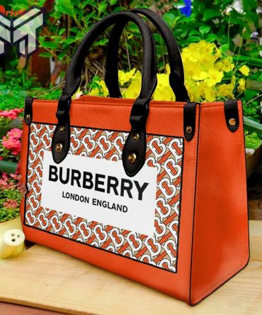 Official Burberry Leather Handbag Luxury Brand Type02