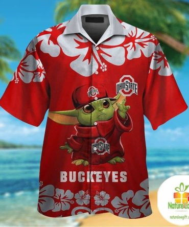 Ohio State Buckeyes Baby Yoda Hawaiian Shirt For Fans