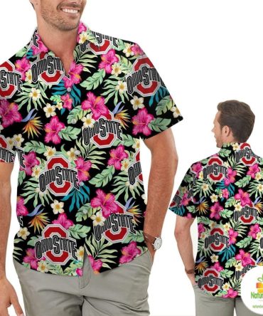Ohio State Buckeyes Hawaiian Shirt For Men Women Kids Aloha