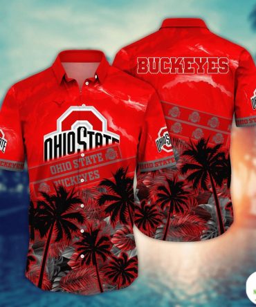 Ohio State Buckeyes Hawaiian Shirt Ncaa Aloha Beach Casual Shirts