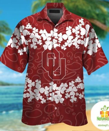 Oklahoma Sooners Hawaiian Shirt Trendy Aloha Short Sleeve Button Up