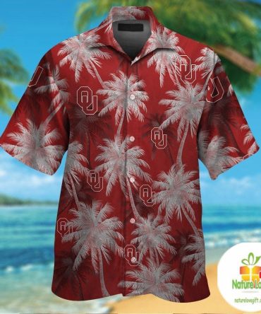 Oklahoma Sooners Hawaiian Shirt Tropical Button Up Shirts
