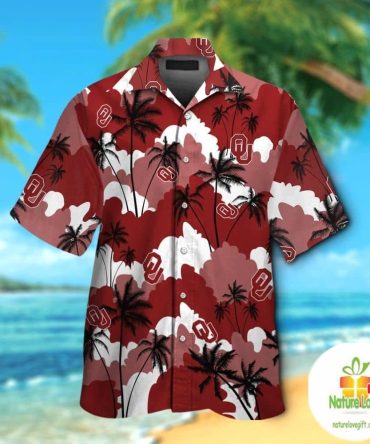 Oklahoma Sooners Hawaiian Shirt Tropical Button Up Aloha Shirts