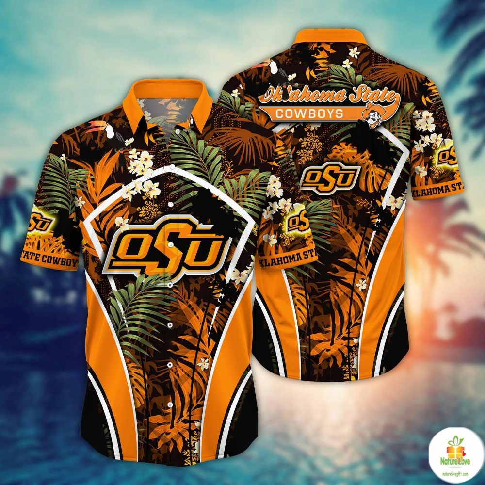 Oklahoma State Cowboys Ncaa Hawaiian Shirt Trendy Aloha Shirt