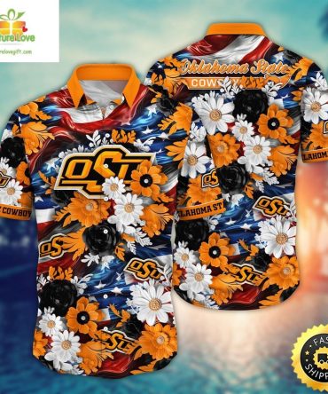 Oklahoma State Cowboys Ncaa Hawaii Shirt Independence Day