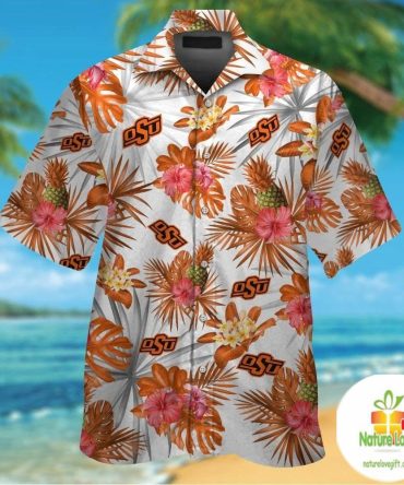 Oklahoma State Cowboys Hawaiian Shirt Short Sleeve Tropical Aloha Ver02