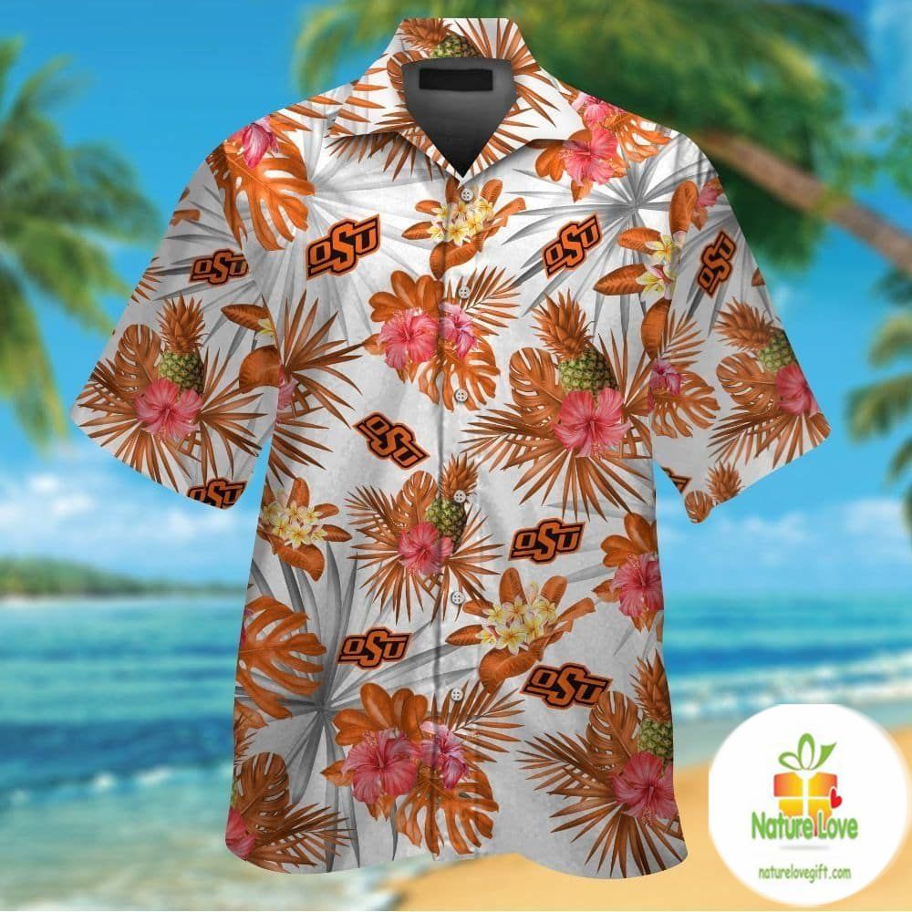 Oklahoma State Cowboys Hawaiian Shirt Short Sleeve Tropical Aloha Ver02