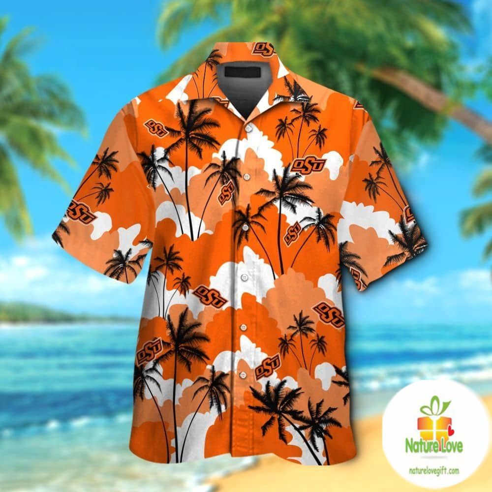 Oklahoma State Cowboys Hawaiian Shirt Short Sleeve Aloha Top Ver06