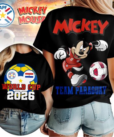 Paraguay , Premium Wc26 Mickey Women Shirt