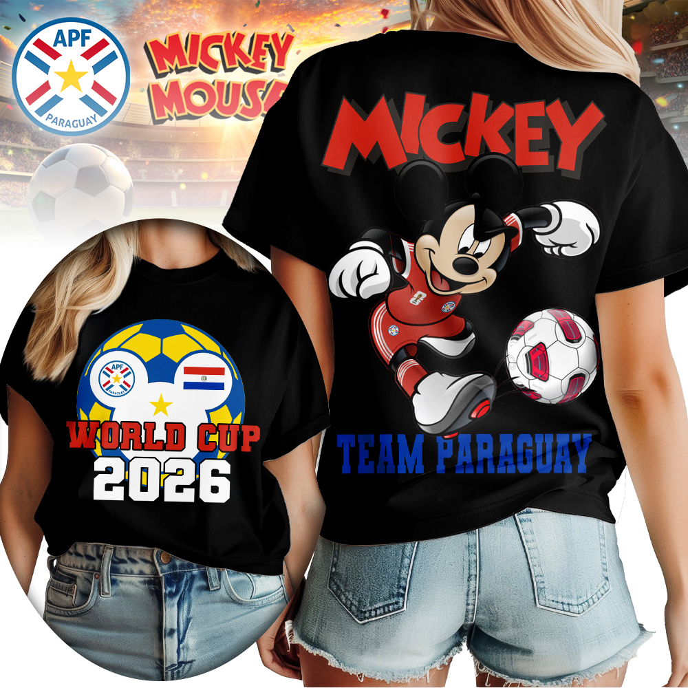Paraguay , Premium Wc26 Mickey Women Shirt