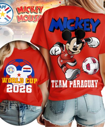 Paraguay , Premium Wc26 Mickey Women Shirt