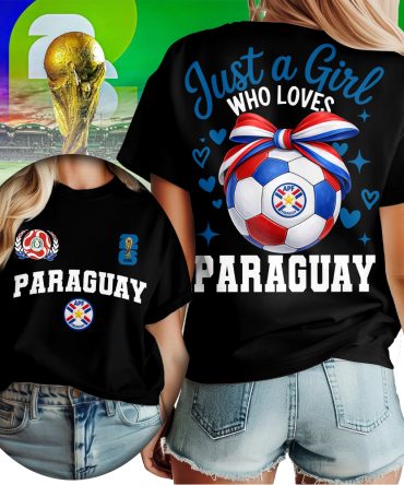 Paraguay , Premium Wc26 Just A Girl Who Loves Soccer Shirt
