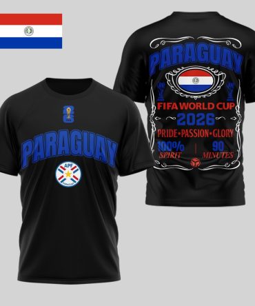 Paraguay , Premium Wc26 Pride Passion Glory 3D Shirt