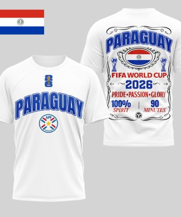 Paraguay , Premium Wc26 Pride Passion Glory 3D Shirt