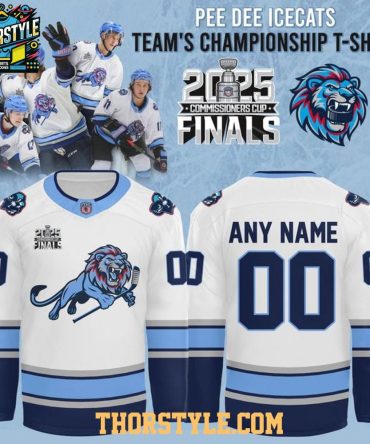 Pee Dee Icecats Divisional Championship 2025-2026 Personalized Hockey Jersey
