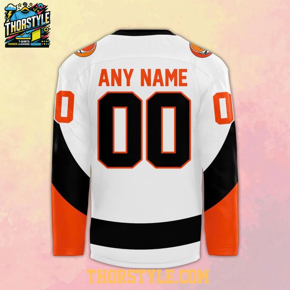 Philadelphia Flyers Grateful Dead Night 2026 Personalized Hockey Jersey - Image 6