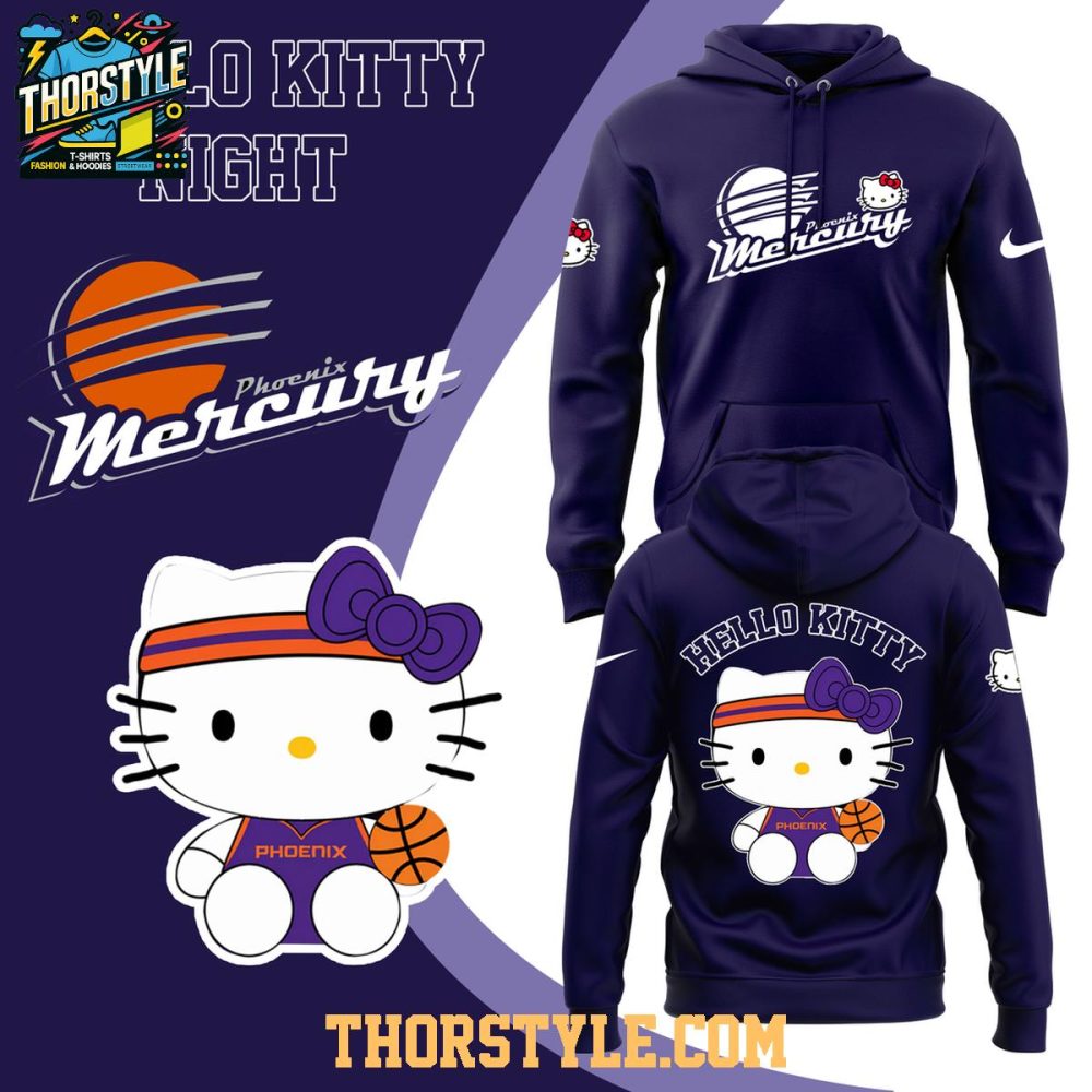 Phoenix Mercury X Hello Kitty Night 2026 Of Memories Hoodie Shirts