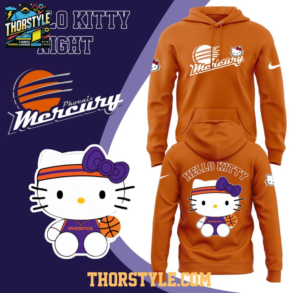 Phoenix Mercury X Hello Kitty Night 2026 Of Memories Hoodie Shirts - Image 2